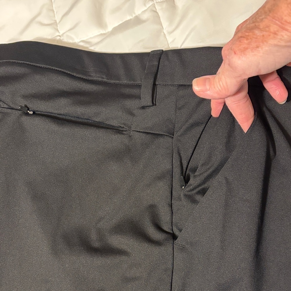 Stylus Chino Mens Straight Fit Flat Front Dress Pants - Picture 4 of 12